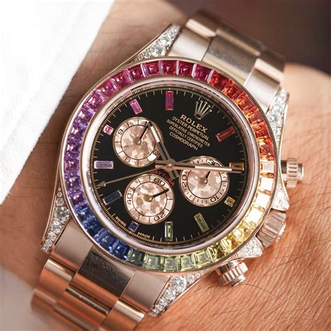 rolex cosmograph daytona everose rainbow not real|Rolex daytona rainbow 2022.